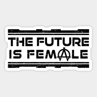 The Future is Female in the Belt Sticker